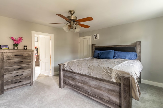 61 Williams St, Norwich, CT 06360 - bedroom with light carpet, baseboards, and ceiling fan