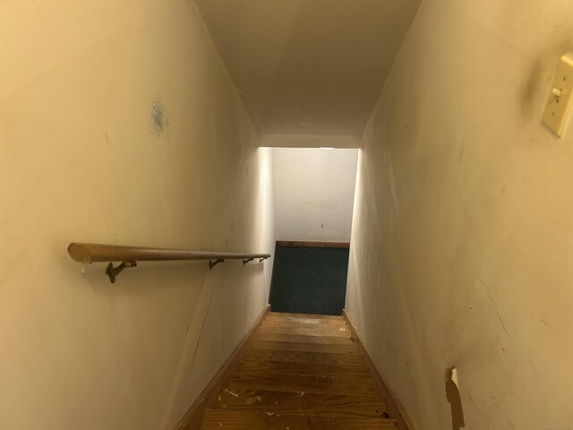 21 Oak Avenue Ext Unit 2, Torrington, CT 06790 - stairs with hardwood / wood-style floors