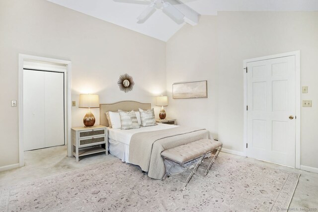 8 Bailey St, Trumbull, CT 06611 - bedroom with ceiling fan and carpet