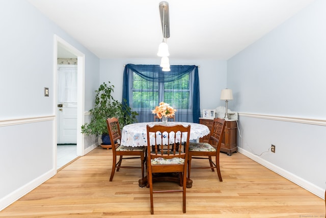 1 Meadowview Ln, Bloomfield, CT 06002 - dining space with light wood-style flooring and baseboards