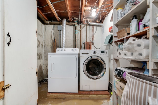 13 Bayberry Ln, Redding, CT 06896 - laundry area featuring separate washer and dryer