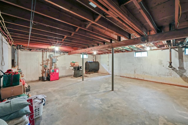 19 Crest Dr, Vernon, CT 06066 - basement with heating fuel and a heating unit