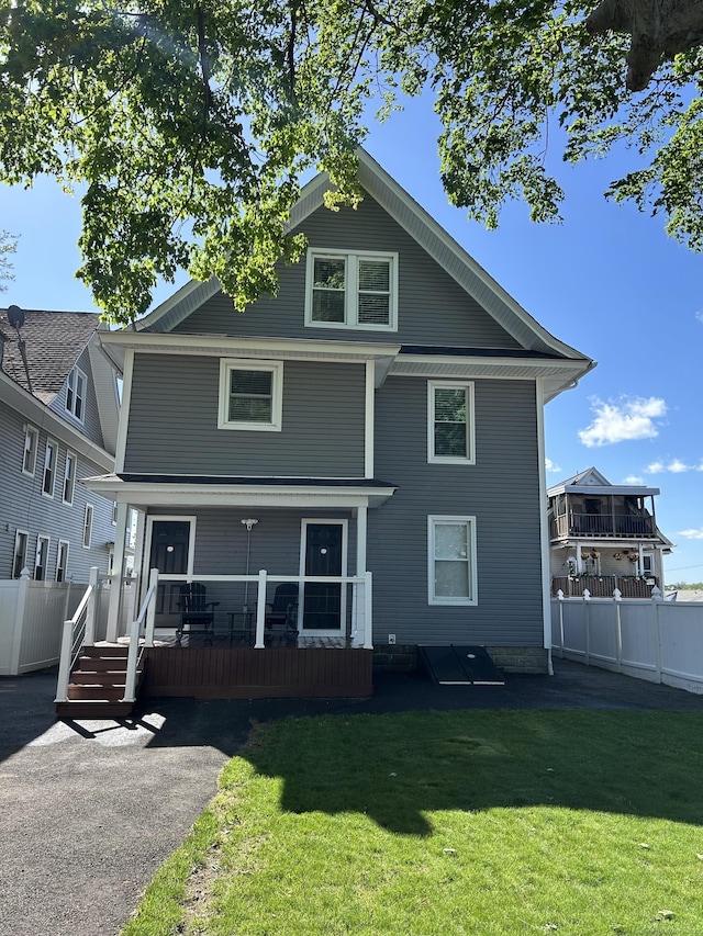 view of rear view of house