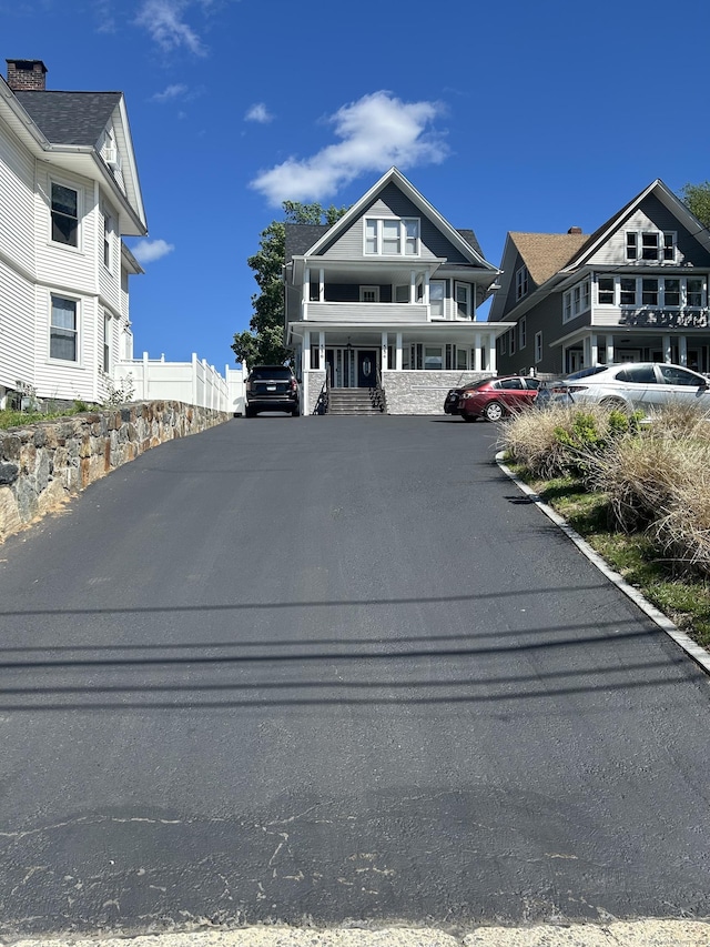 view of road