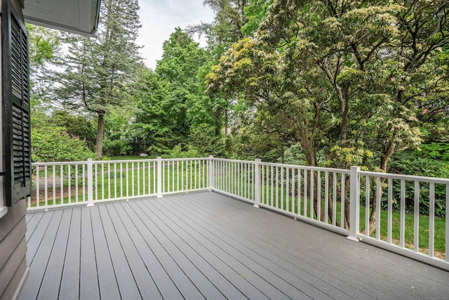 26 Ridgewood Rd, West Hartford, CT 06107 - view of wooden terrace