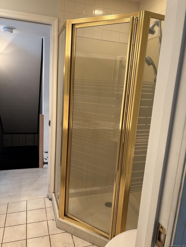 156 Russell Ave, Orange, CT 06477 - full bathroom featuring a stall shower and tile patterned floors