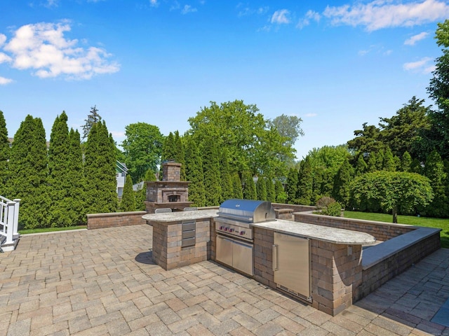 226 Alberta St, Fairfield, CT 06825 - view of patio with area for grilling