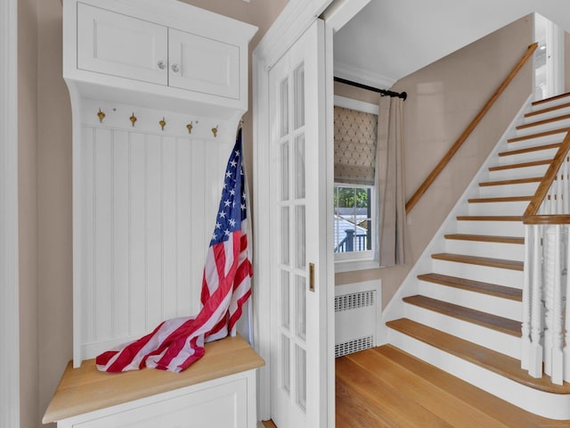 226 Alberta St, Fairfield, CT 06825 - mudroom with radiator heating unit