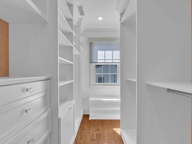 226 Alberta St, Fairfield, CT 06825 - spacious closet with light wood-type flooring