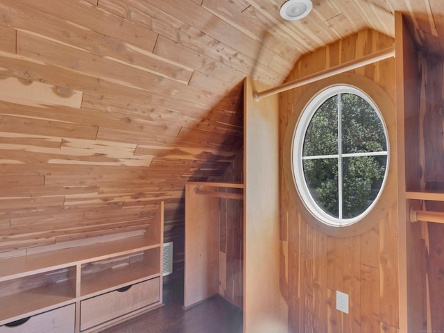 226 Alberta St, Fairfield, CT 06825 - interior space featuring wooden walls and wood ceiling