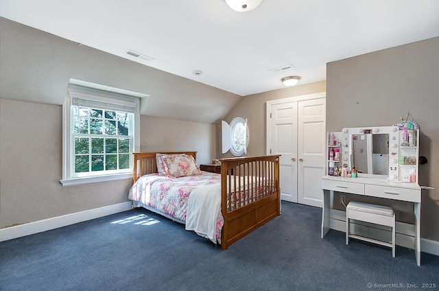 37 Hunting Hill Rd, Woodbridge, CT 06525 - bedroom featuring multiple windows, carpet floors, vaulted ceiling, and baseboards