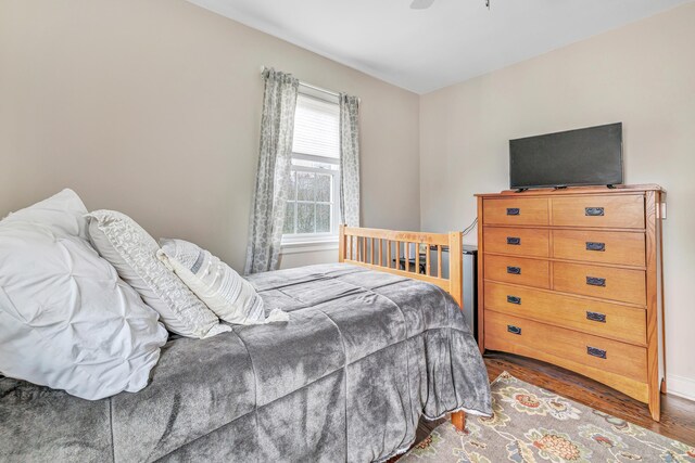 8 Thomas St, Trumbull, CT 06611 - bedroom featuring wood finished floors, baseboards, and a ceiling fan