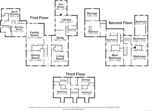 1066 Washington St, Middletown, CT 06457 - floor plan / room layout