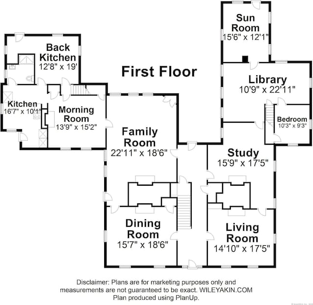 1066 Washington St, Middletown, CT 06457 - floor plan / room layout