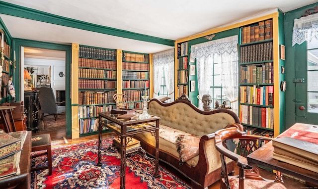 1066 Washington St, Middletown, CT 06457 - sitting room featuring wood finished floors