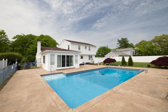 105 Reussner Rd, Southington, CT 06489 - view of pool featuring a fenced backyard and a patio area