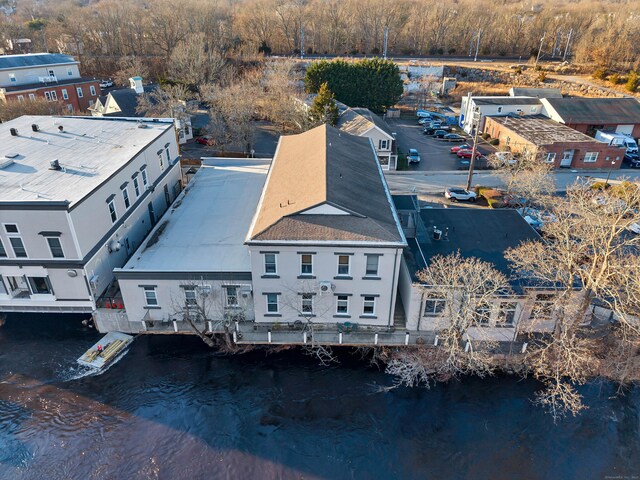 4 Coggswell St Unit 2, Stonington, CT 06379 - aerial view of property and surrounding area with a large body of water