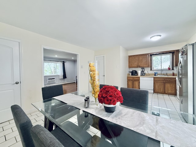 22 Palmer Ave, Stamford, CT 06902 - dining room with light tile patterned floors