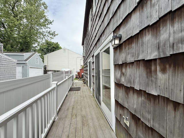 22 Palmer Ave, Stamford, CT 06902 - deck with a garage
