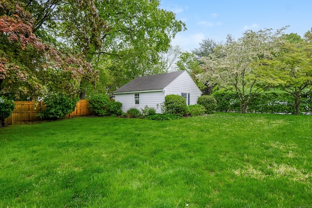 view of yard