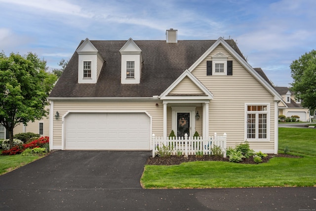 2 Plum Tree Cir, Farmington, CT 06032 - view of front of property featuring driveway, roof with shingles, a chimney, and an attached garage