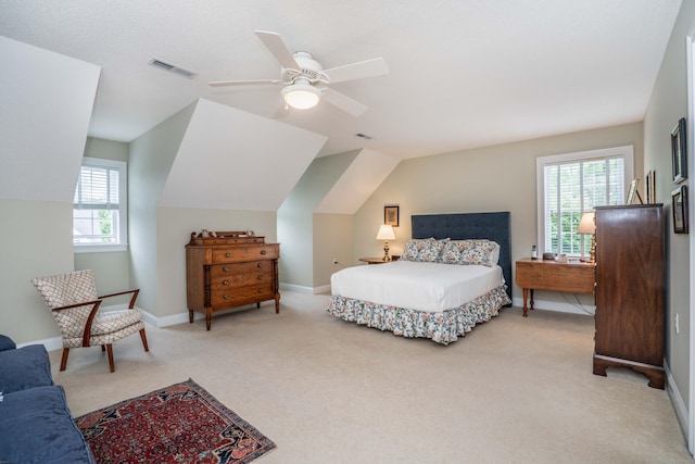 2 Plum Tree Cir, Farmington, CT 06032 - carpeted bedroom featuring a ceiling fan, baseboards, and lofted ceiling