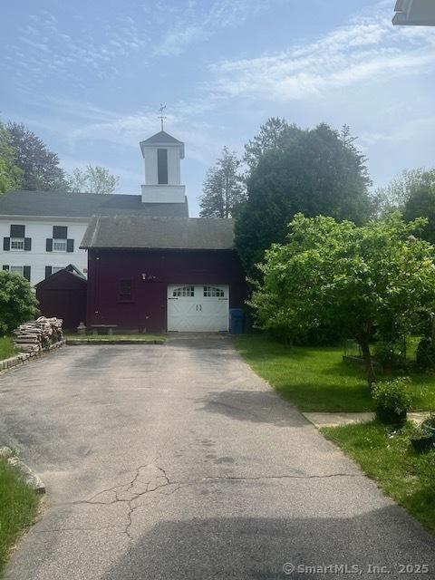 33 Main St, North Stonington, CT 06359 - garage with asphalt driveway