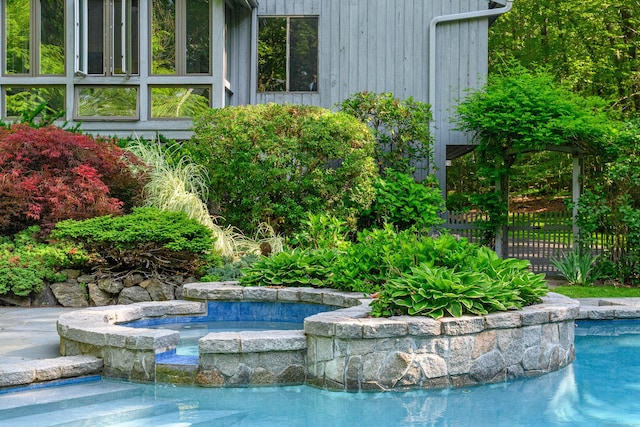 22 Kristy Dr, Bethel, CT 06801 - view of swimming pool with a pool with connected hot tub