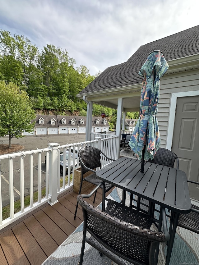 95 S Ridge Ln Unit D201, Berlin, CT 06037 - deck featuring outdoor dining space