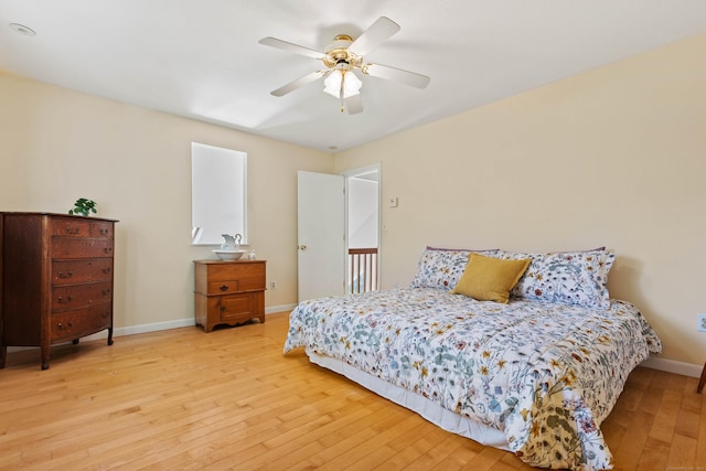 18 Charles St, Groton, CT 06355 - bedroom featuring light wood-style flooring, baseboards, and ceiling fan
