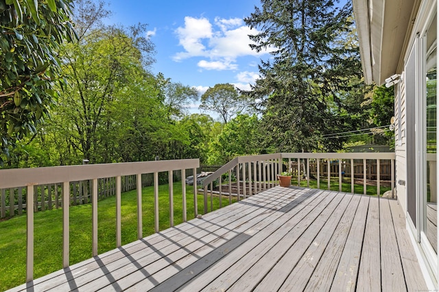 18 Charles St, Groton, CT 06355 - view of wooden deck