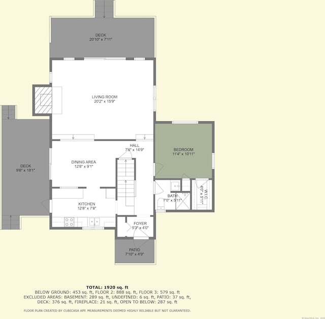 18 Charles St, Groton, CT 06355 - floor plan / room layout