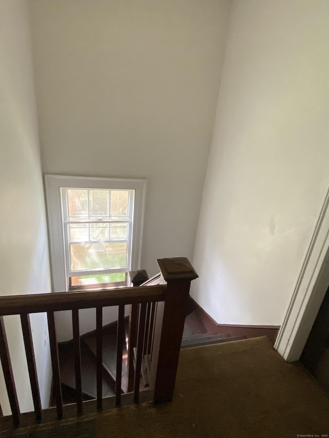 139 Fountain St Apt B9, New Haven, CT 06515 - stairs featuring a towering ceiling