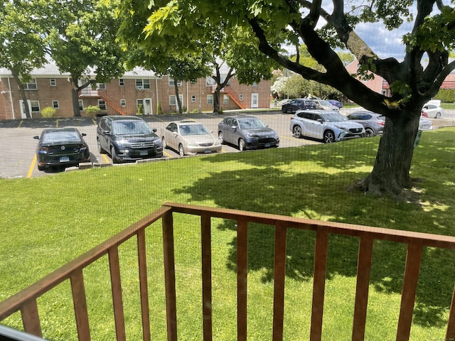 view of uncovered parking lot