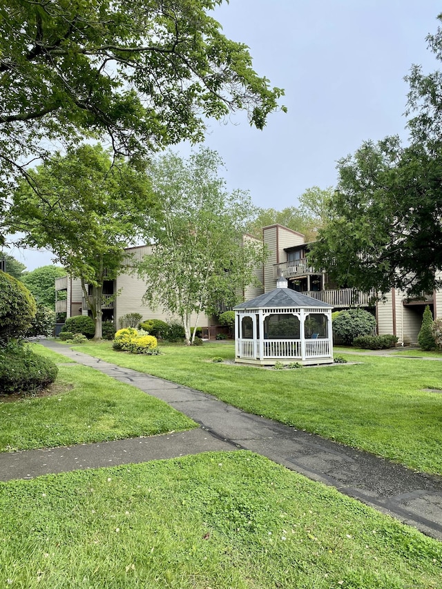 130 Coe Ave Unit 81, East Haven, CT 06512 - surrounding community featuring a gazebo and a yard