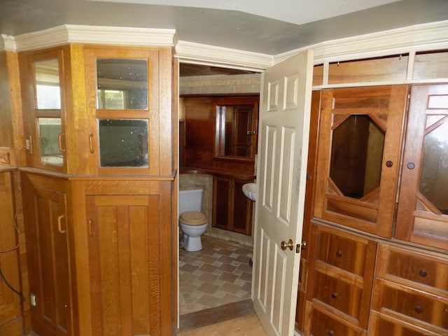bathroom with toilet