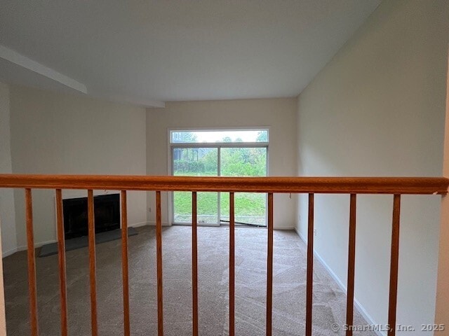 346 Prospect Ave Unit 3, New Haven, CT 06512 - empty room with carpet floors, baseboards, and a fireplace