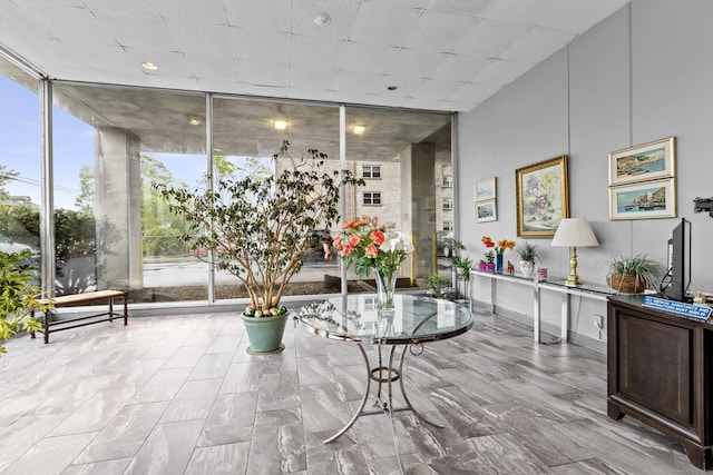 2370 N Ave Unit 12G, Bridgeport, CT 06604 - community lobby featuring floor to ceiling windows