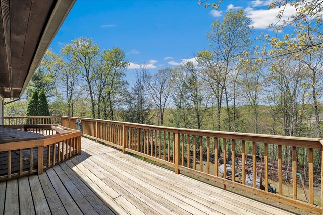 81 Georges Ln, Monroe, CT 06468 - view of wooden deck