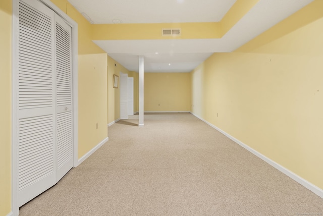 5 Harwich Ln Unit 5, West Hartford, CT 06117 - finished below grade area featuring light colored carpet and baseboards