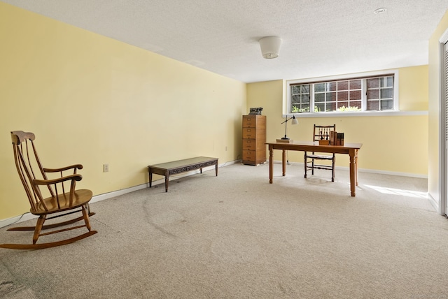5 Harwich Ln Unit 5, West Hartford, CT 06117 - carpeted home office featuring a textured ceiling and baseboards