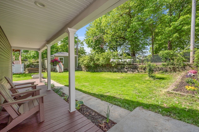 29 E Cliff St, Norwich, CT 06360 - view of deck