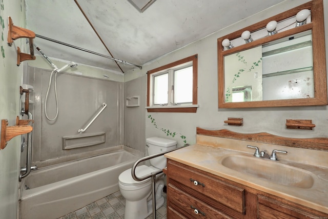 50 Hill Top Rd, Morris, CT 06763 - bathroom with toilet, bathtub / shower combination, and vanity