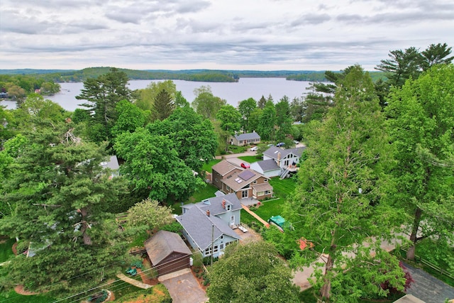 50 Hill Top Rd, Morris, CT 06763 - aerial view of residential area featuring a large body of water