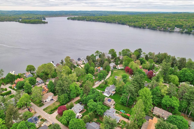 50 Hill Top Rd, Morris, CT 06763 - aerial perspective of suburban area featuring a nearby body of water and a heavily wooded area