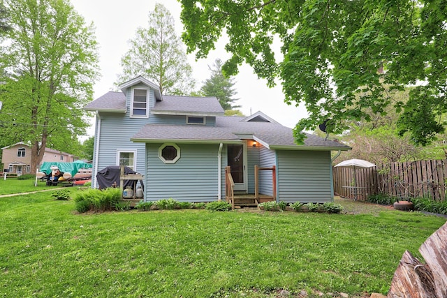 50 Hill Top Rd, Morris, CT 06763 - rear view of house with a shingled roof