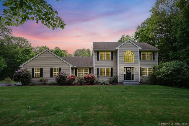 24 Secret Mountain Trl, Canton, CT 06019 - colonial house featuring a yard