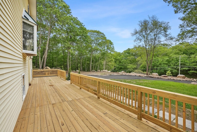387 New London Tpke, Stonington, CT 06378 - view of wooden deck