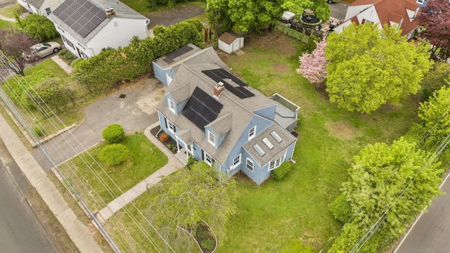 aerial view of property and surrounding area