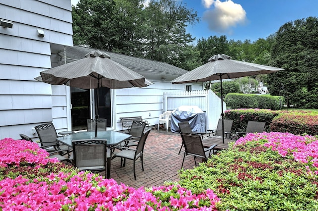 481 Clearbrook Rd, Orange, CT 06477 - view of patio featuring outdoor dining area and area for grilling